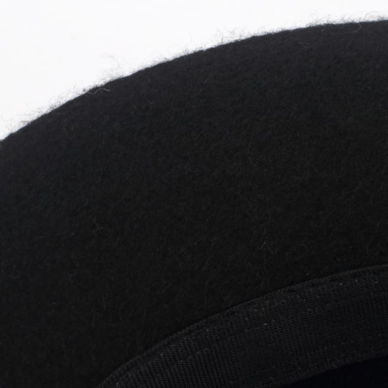 LALA Wool Knit Classic Hat - Black