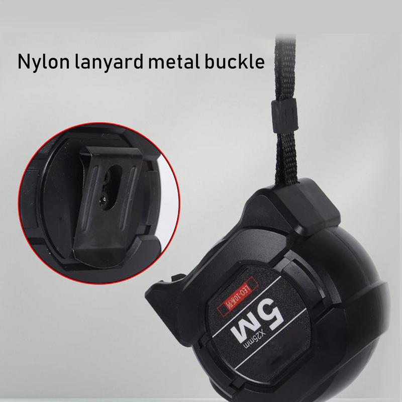 5/7.5/10M Metric Measuring Tape Self Locking Fluorescent Steel Tape Measure High Precision Wear-resistant Ruler Measuring Tools