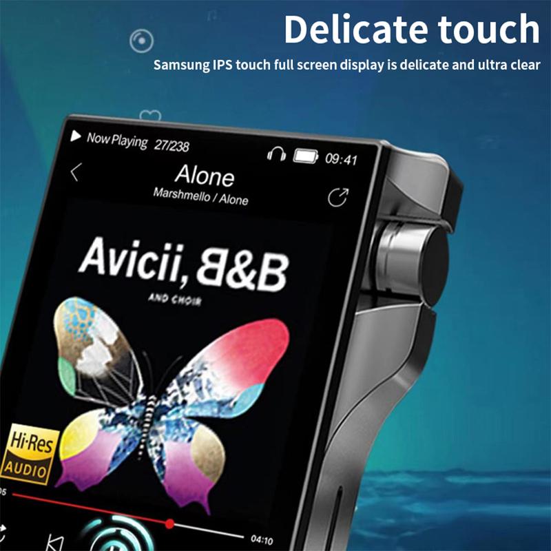 High-quality HIFI Audio Player MP3 Bluetooth 5.0 Supports HD LDAC HD Transmission Music Walkman DSD256 Lossless Decoding