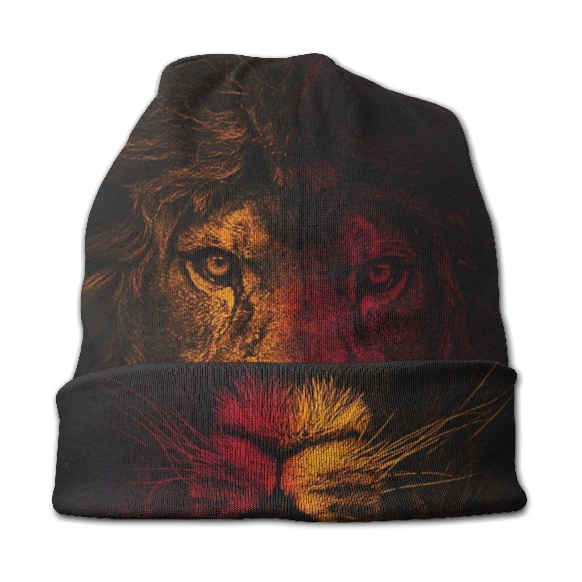 Львиное лицо крутая мода унисекс женские шапочки велосипедные хеджирующие шапки — фото 3