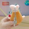 12cm Kawaii Essen Brot Hamburger Hund Pommes Plüschtier Weicher Gefüllter Plüsch Anhänger Schlüsselanhänger für Kinder Geschenke Spielzeug