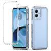 For Motorola Moto G14 4G Case 3-in-1 Acrylic+TPU Mobile Phone Cover