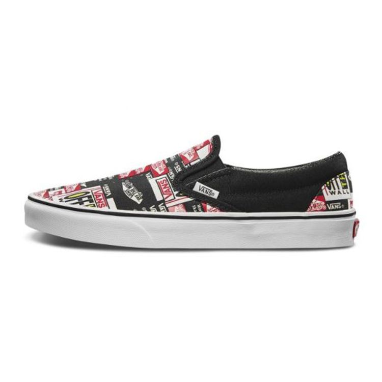 

Кроссовки унисекс Vans Slip-On Label Mix Black True-White VN0A4BV3V9A