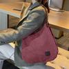 Große Canvas-Schultertasche Lässige Tasche mit oberem Griff Handtasche für den täglichen Gebrauch Damen-Einkaufstasche Reisetasche