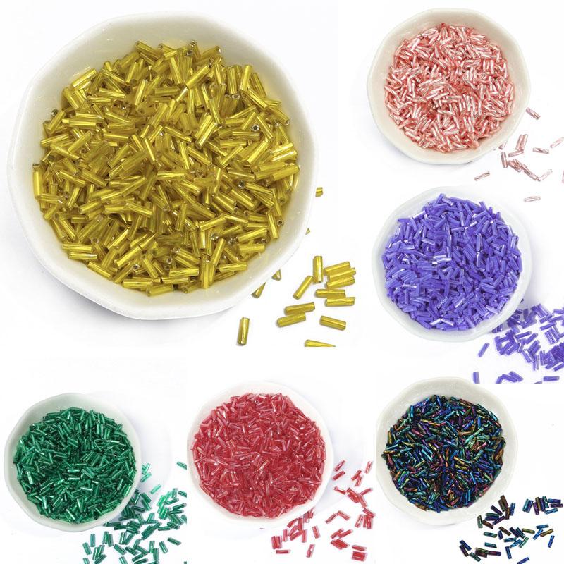 Beliebte Kleidungsstücke Zubehör Signalhörner Twist Hochwertige Spiralförmige Rohr Perlen Für DIY 300 Stücke Armband Heißer Verkauf Seedbeads Schmuck Kleid Machen 2x6mm perlen