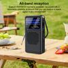 Small Portable Radio AM FM Radio Battery Operated Radio Emergency Survival Mini Pointer Pocket Radio for Home Running Travel