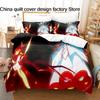 3Pcs Kill La Kill Anime Bedding Set 3D Print Ryuko Matoi Duvet Cover Pillowcases For Teens Fans Room Decor Gift  Bed Linen