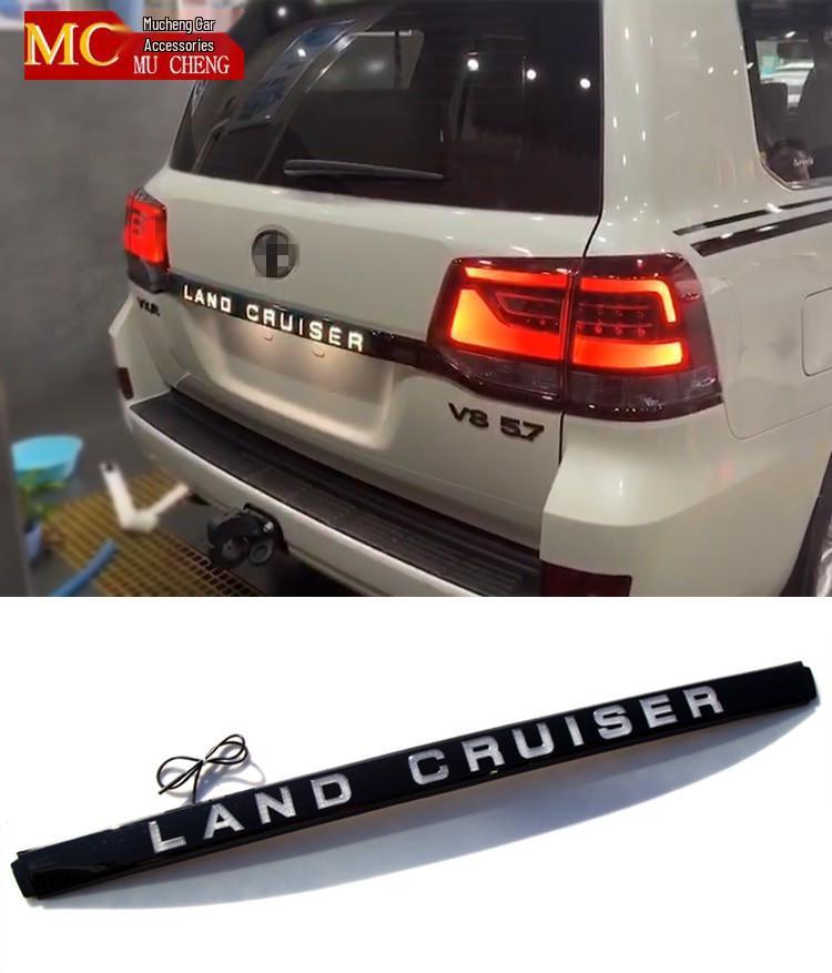 LED Rear Tailgate Trim Strip with Brake Lights for 2008-2023 Land Cruiser