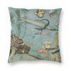 Marine Life Turtle Seahorse Whale Octopus Square Pillowcase Pillow Cover Cushion Decor Comfort Throw Pillow for Home Sofa