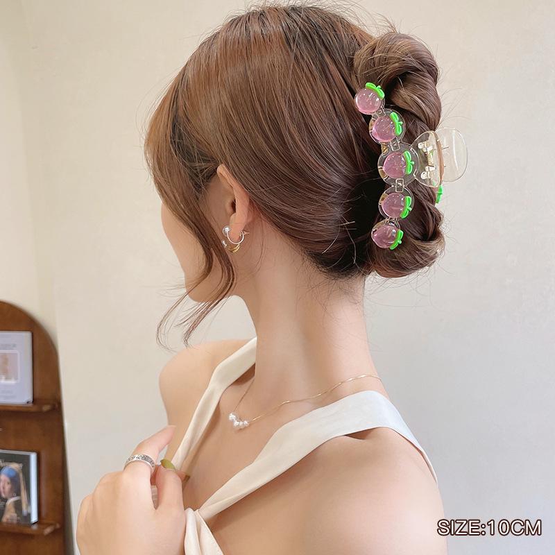 2025 Elegant Large Hair Clip for Women - Chic Shark Design for Thick Hair