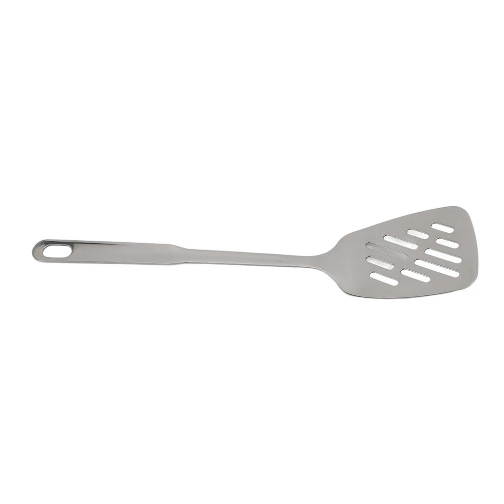 Cooking Spoon Rustproof Smoothly 304 Stainless Steel Spatula Skid Resistant Handle Cooking Spoon for Home Kitchen Steel