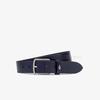Silver Crocodile Leather Belt  021navy Js