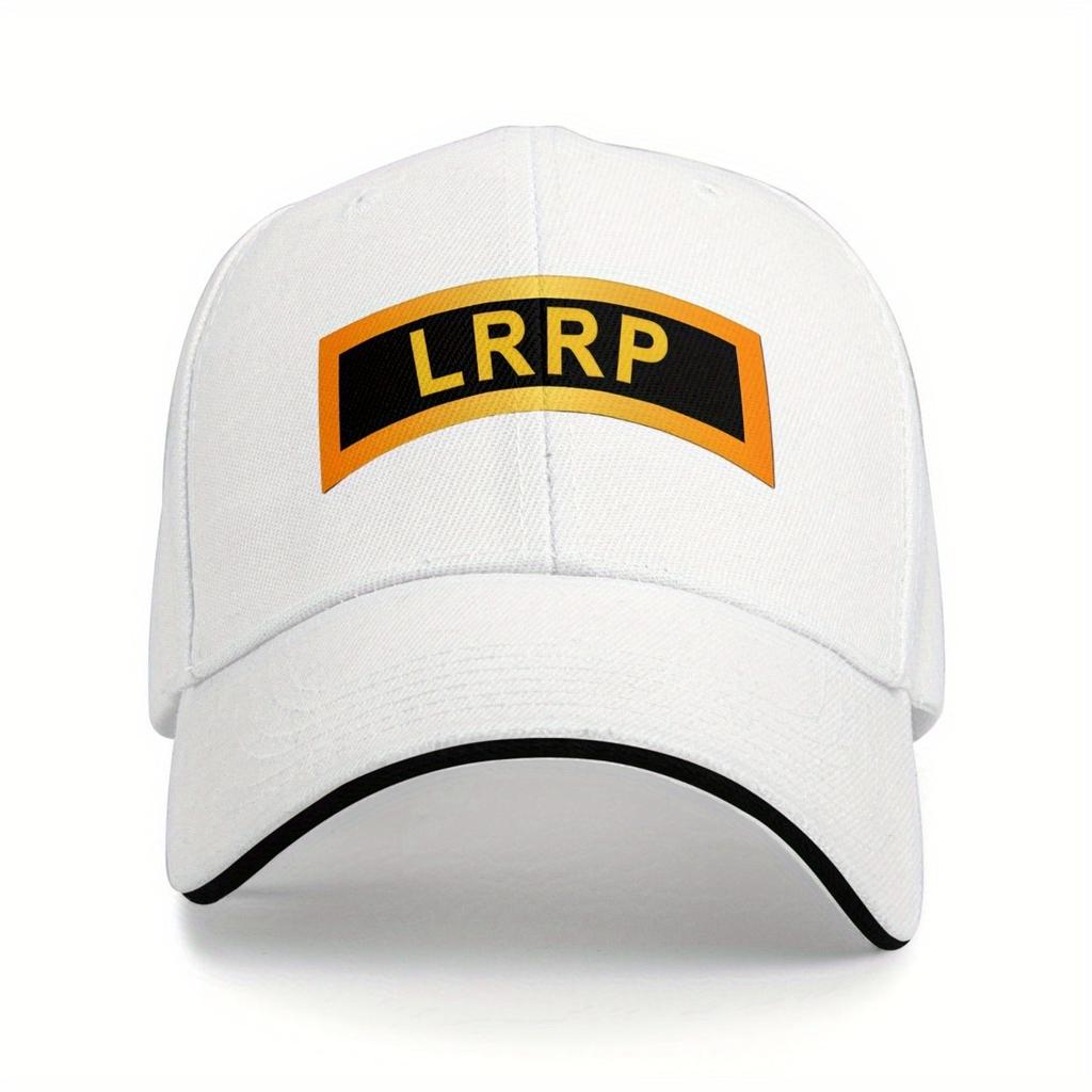 LRRP Tab Military Reconnaissance Baseball Cap Polyester Adjustable Outdoor Hat Tactical Aesthetic Unisex Gift