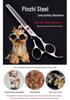 Pet Grooming Curved Scissors Set, Large 7.0 Inch, Colorful Beauty Scissors