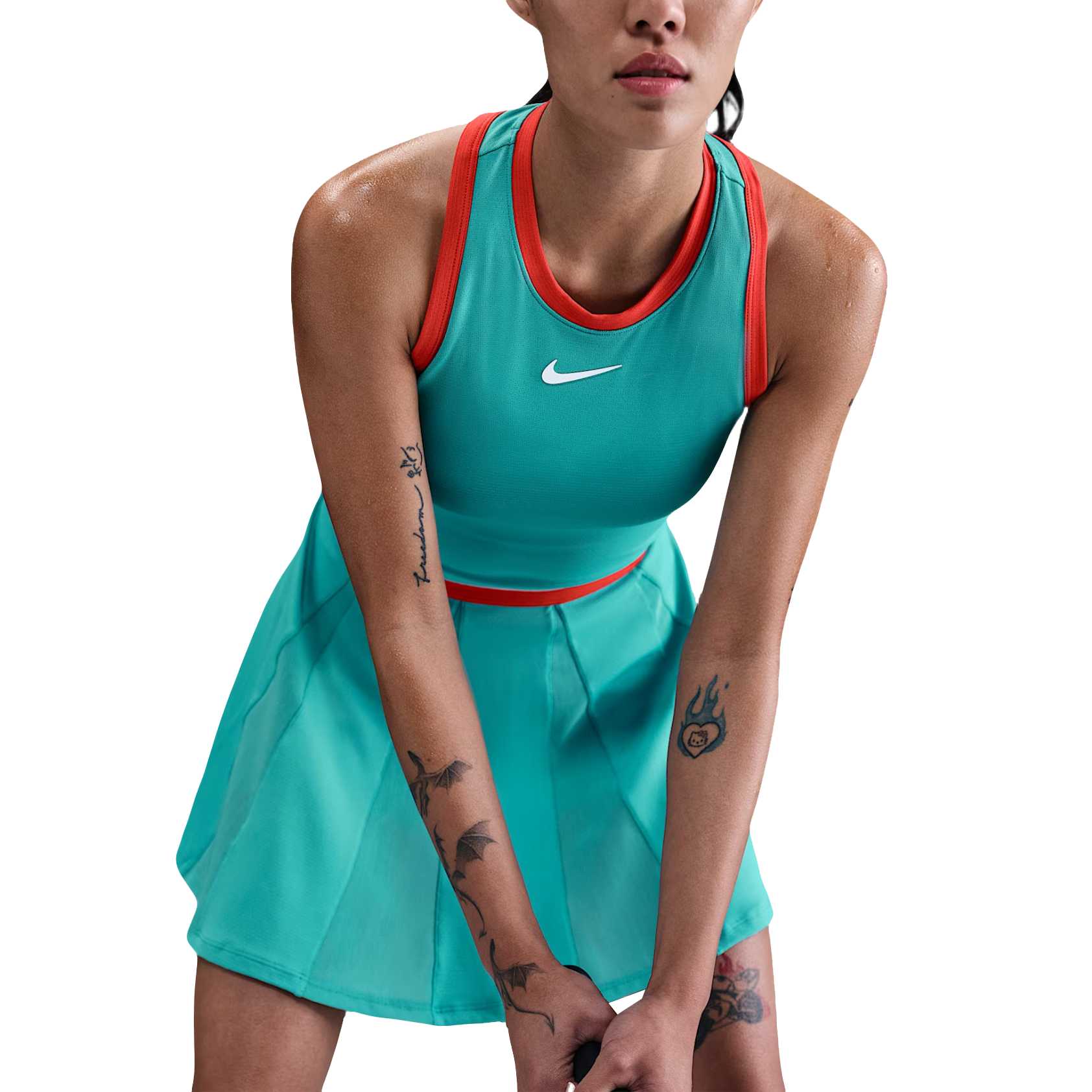 

Nike Dri-Fit Comfortable Stylish Versatile Sleeveless Dress Women Dresses FZ6743-345 S