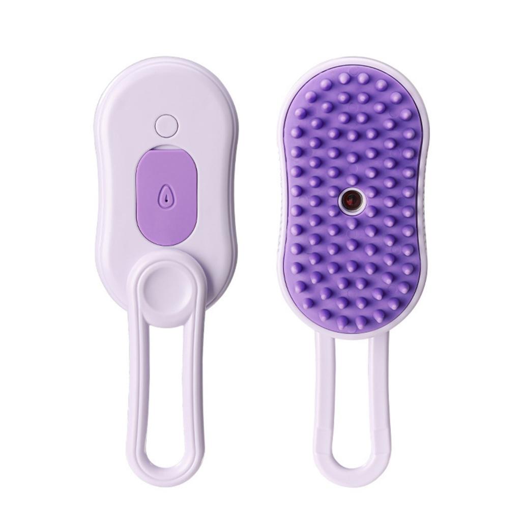 Pet Beauty Brush, Cat Steam Comb with Spray, Automatic Hair Removal Spray and Anti-static USB Charging, Portable Hair Removal Tool