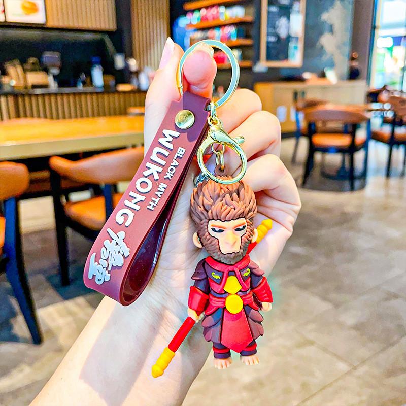 

Мифический Черный Очаровательный Брелок Вуконга Идеальный для Подарков на День Рождения и Особых Случаев Black Wukong