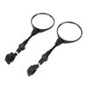22mm Motorcycle Handlebar Rear View Mirrors Round Reflectors Replacement for R1 R3 R25 X‑MAX 300 NMAX 125