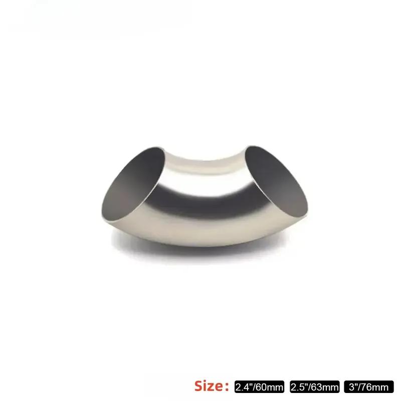 90 Degree Bend Elbow Pipe 201 Stainless Steel tube curve pipe OD 60mm 63mm 76mm
