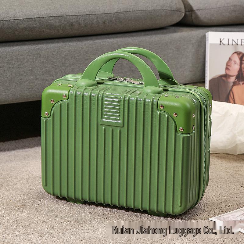 14-Inch Handheld Mini Travel Makeup Case with Password Lock