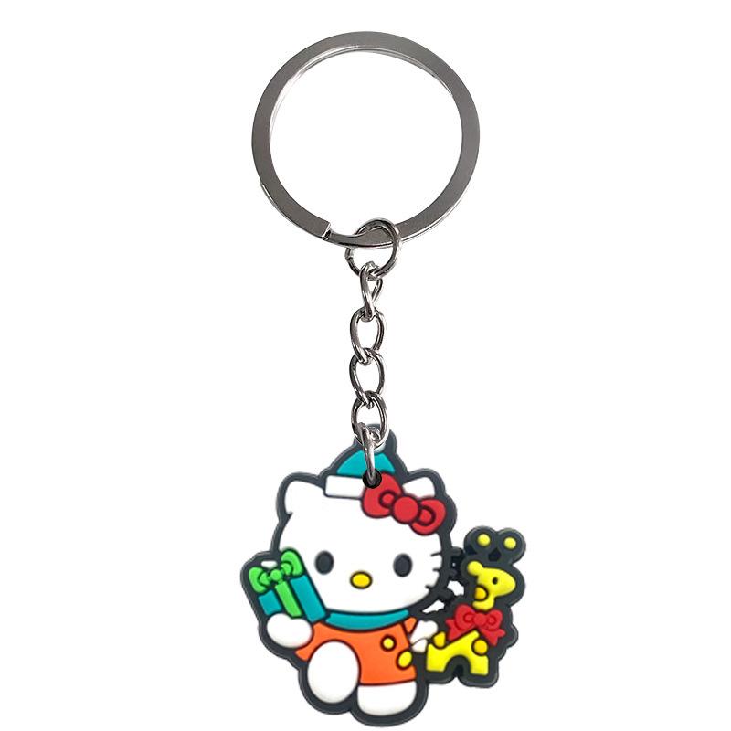 HelloKitty Keychain Soft Rubber Pendant - Small Gift Accessory