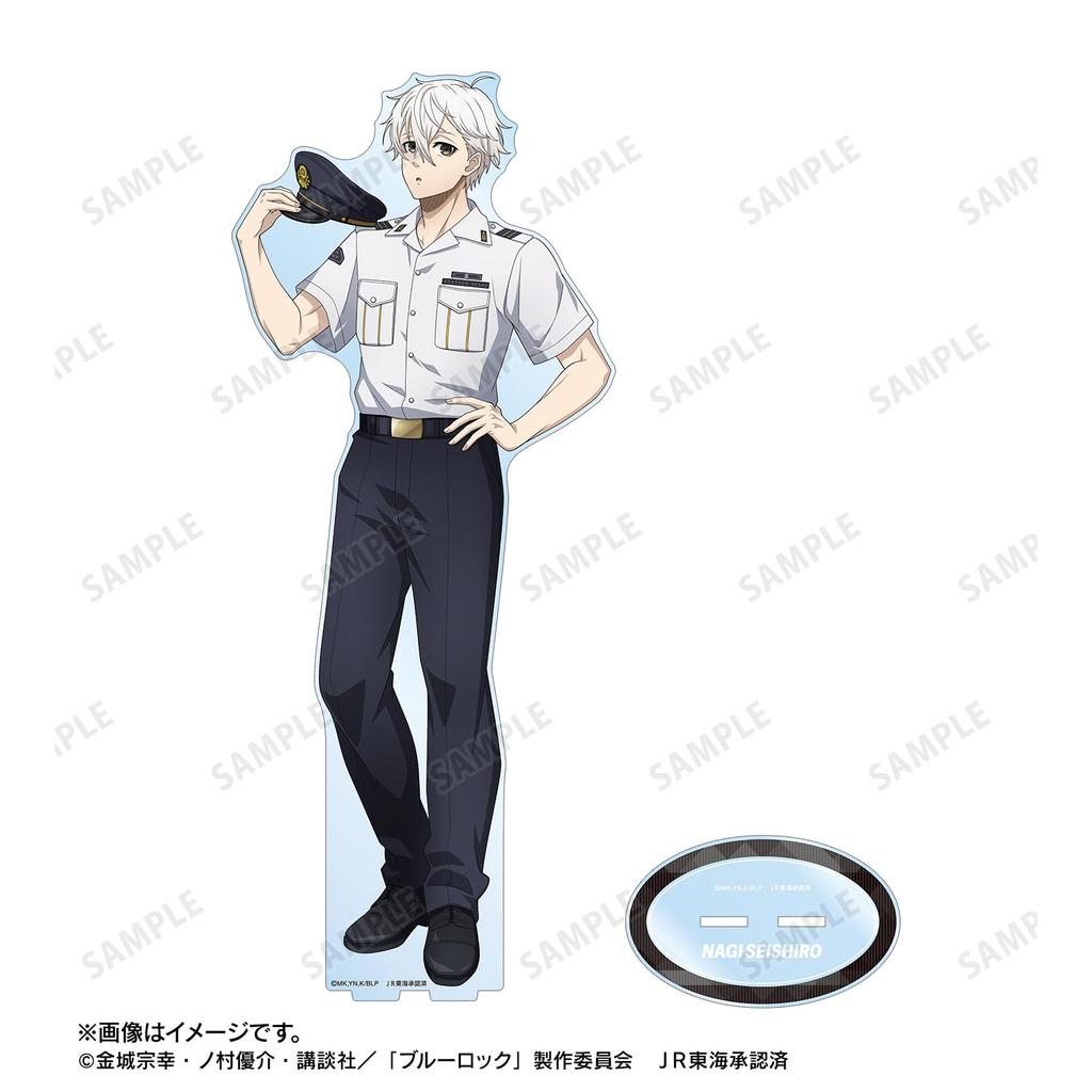 TV Anime "Blue Lock" Original Illustration of Seishiro Nagi Station Staff Ver. Extra Large Acrylic Stand