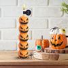 Stackable Candle Molds 3D Pillar Candle Molds Pumpkin Pumpkin Skull Molds  Fondant Decor