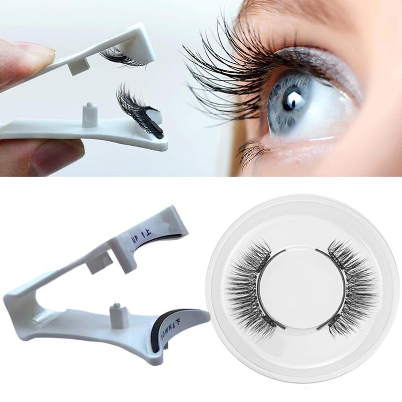 1 Paar Magnetische Wimpernverlängerungs-Set Wiederverwendbare Magnetische Wimpern Und Pinzette Kein Kleber Benötigt Flauschige Falsche Wimpern Make-up