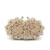 Dinner Bag Empty Rose Diamond Dinner Bag Hard Box Women's Bag Annual Meeting Evening Dress Bag Diamond Handbag
