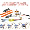 A2212 2212 2200KV Brushless Motor 30A ESC SG90 9G Micro Servo for RC Fixed Wing Plane Helicopter