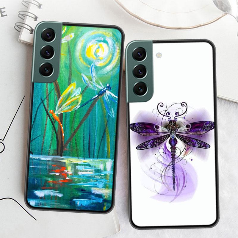 Dragonfly Phone Case For Galaxy A55 A35 A25 A15 A03S A04S A05S Samsung A20E A30 A40 A50 A70 A71 A51 A41 A31 A10S A21S Cover Capa