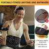New USB Muscle Stimulator Belt ABS Trainer Belts EMS Abdominal Waist Belly Workout Massager Electric Home Gym Fitness Equiment