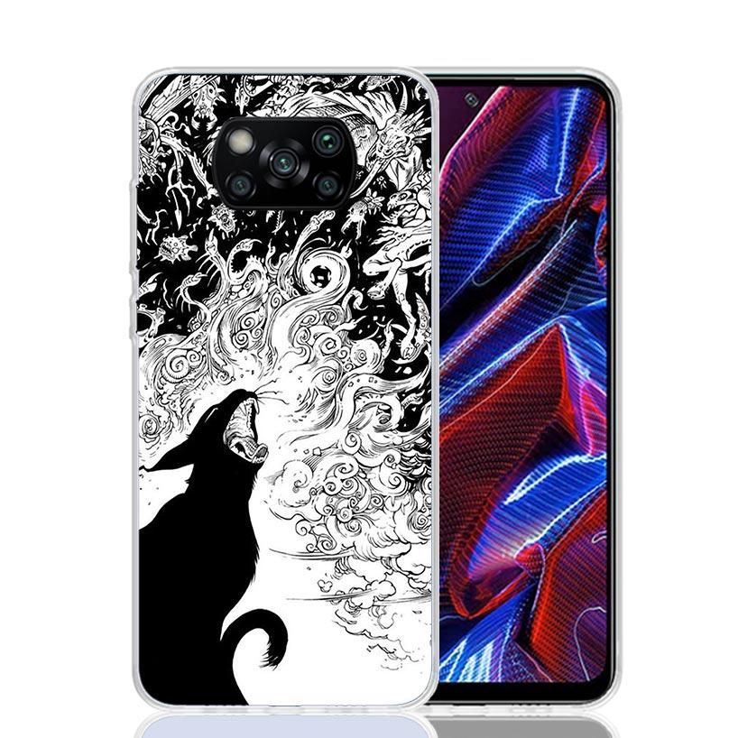Witch And Cat Colorful Cute Case Phone Cover for Xiaomi Redmi Note 10 9 9S 8 8T 7 5 Pro Mi 12T 11T 10T 9T 12 11 Lite A3 A2 Trend