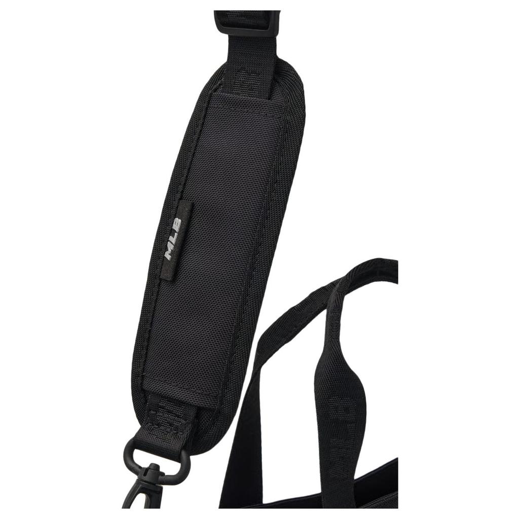 New MLB Nylon Shoulder Bag, Crossbody Bag, Handbag Regular Unisex Black 7ACRB074N-50BKS