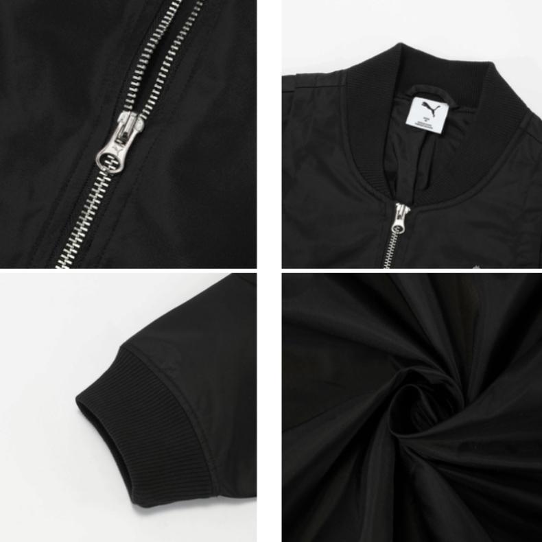 New PUMA Dare To Woven SS25 BOMBER Jacket Women's Black 633245-01