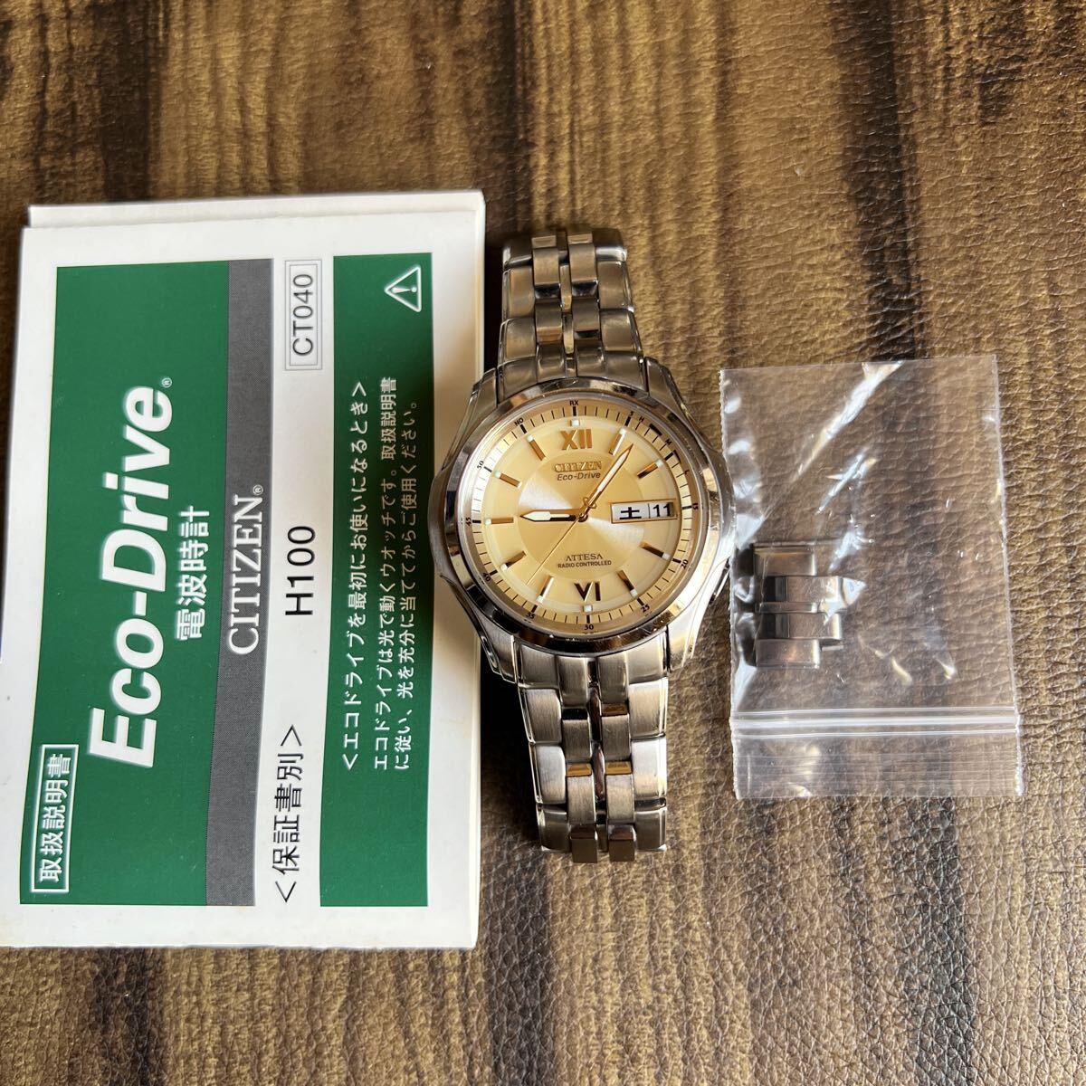 CITIZEN Citizen ATESSA Eco Drive Радио-солнечные Часы ATD53-2801 Мужские