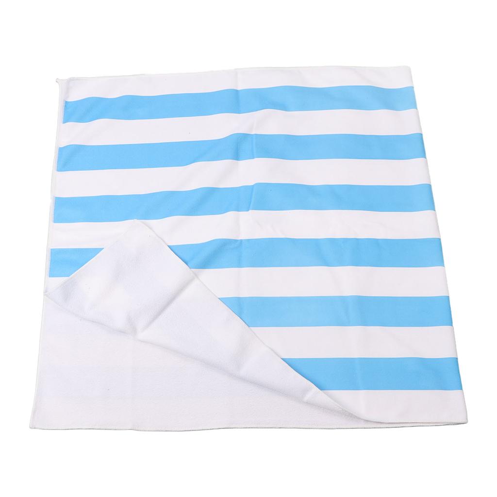 Microfiber Beach Towel Stripe Fast Drying Soft Super Absorbent Sand Beach Towel 59.1 X 29.5in