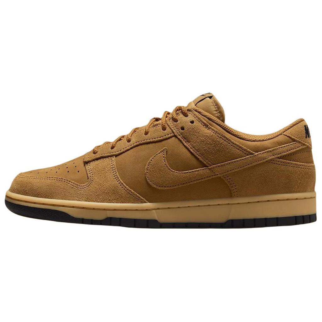 Nike Dunk Low Wheat Unisex Sneakers Tan Black IB6651-700
