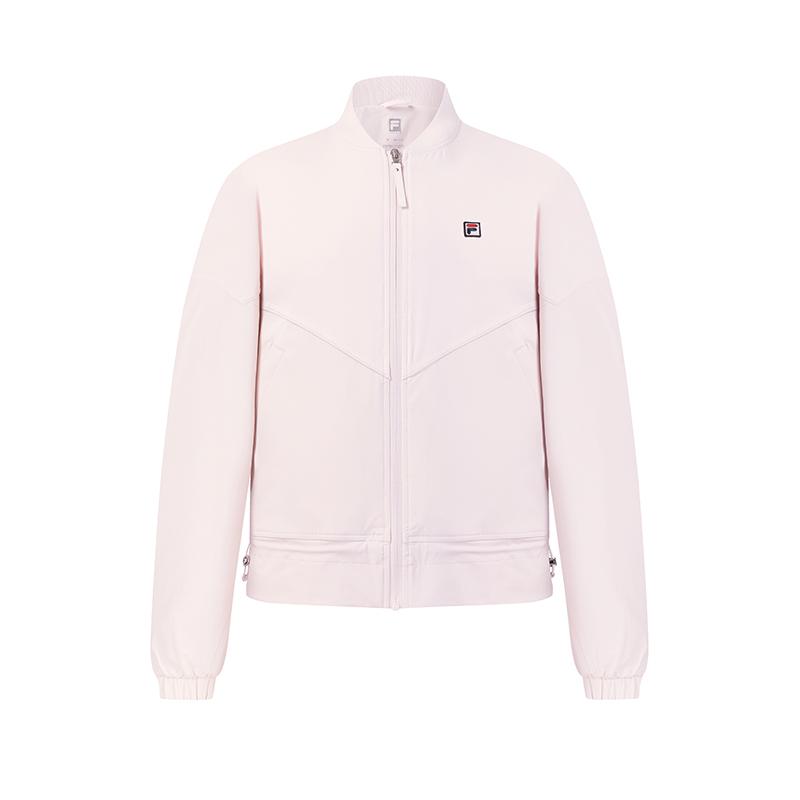 Fila Tennis Fashion Minimalist Sports Casual Comfortable Versatile Woven Jacket Women jackets Dusty-Pink A11W613702FPK