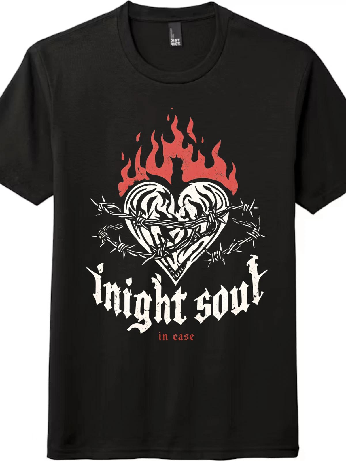 

Trapped Heart Soul Tee | Emotional Rock Graphic Unisex Casual Top XL