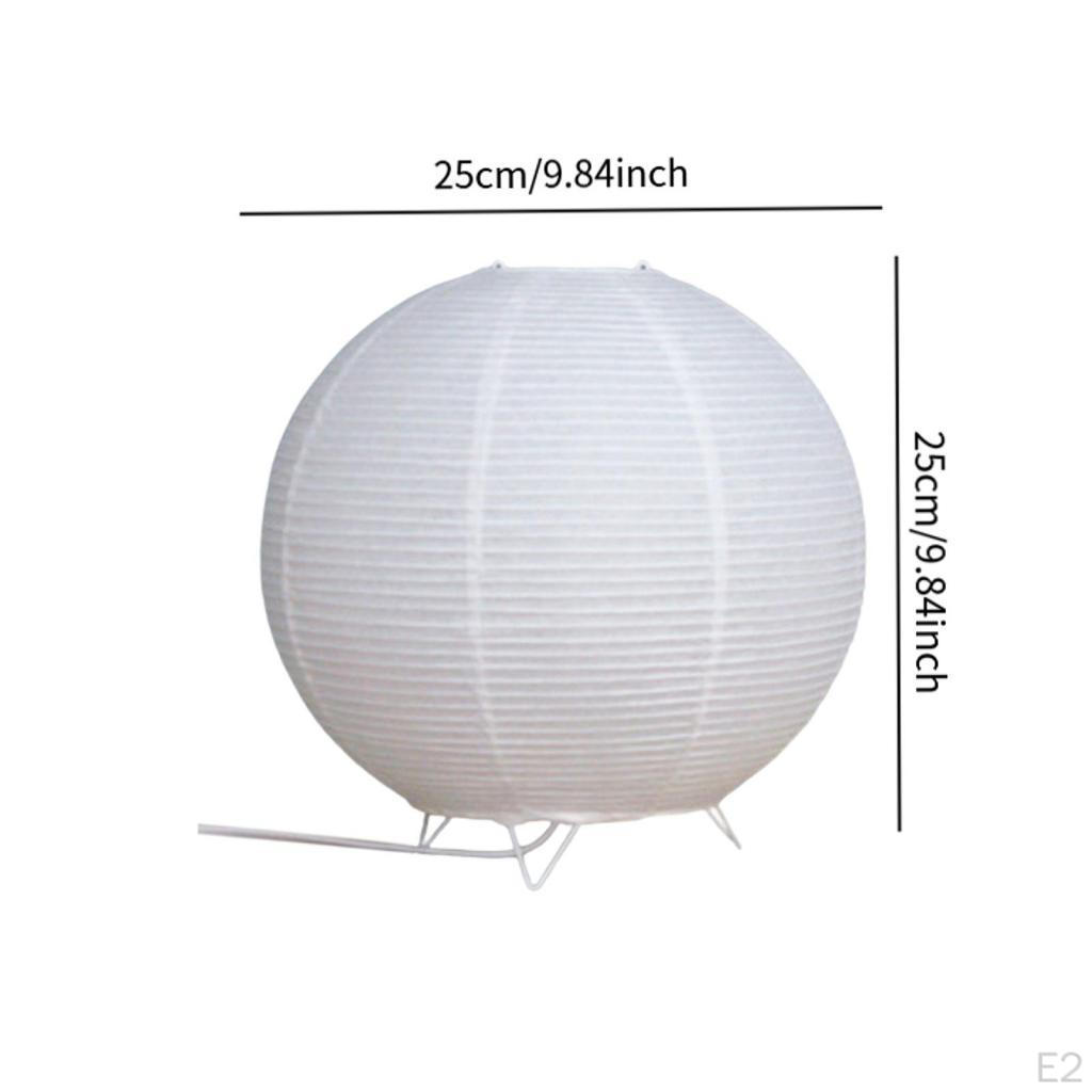 Creative Paper Lantern Table Lamp for Dresser Bedroom