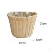Kids Bike Basket Bicycle Detachable Handwoven Sundries Container Portable Cycling
