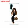 silicon phone cover case for huawei P30 PRO LITE P SMART 2019 plus p smart Z p20 lite 2019 Beautiful Love Dress Shopping Girl