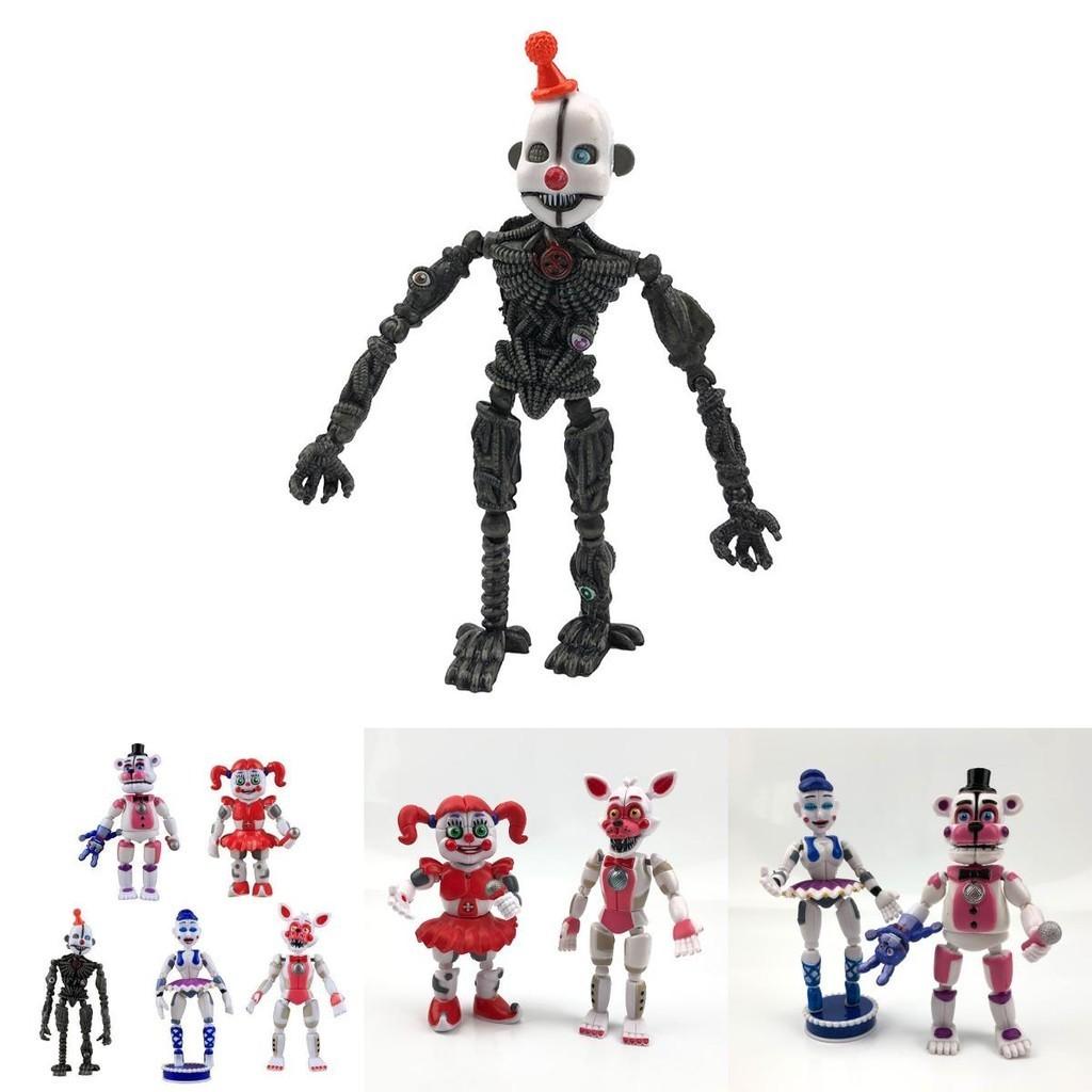Fnaf Five Nights At Freddys Action Figures Collection Featuring Light Up Miniatures And Decorative Cake Toppers