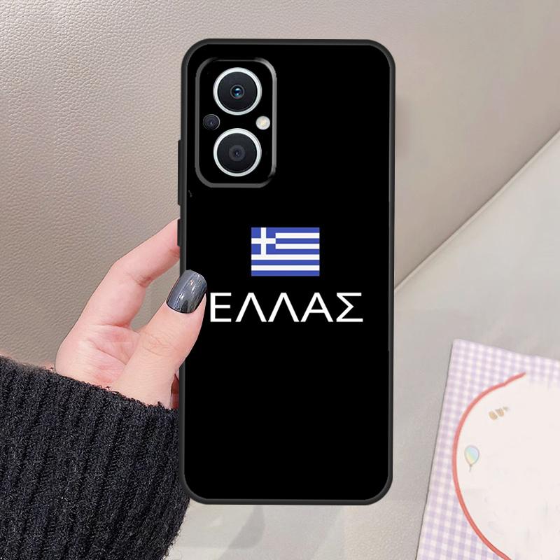 Greece Greek National Flag Funda For OPPO Reno 8 7 Lite 11F 12F 13F 14F 15F 10 12 13 14 Pro OPPO Find X8 X6 X9 Pro Case