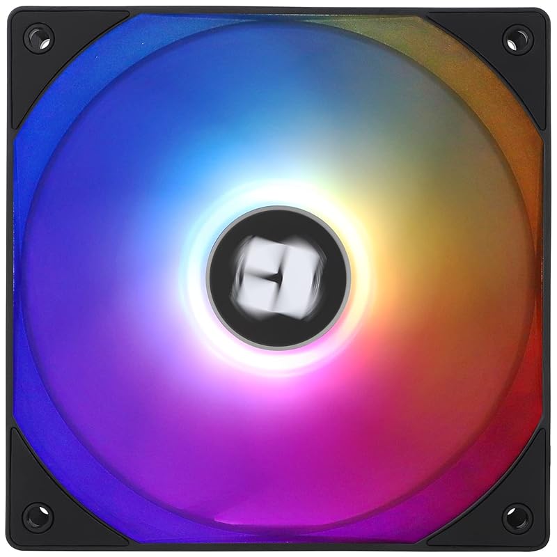Thermalright TL-C12RB-S V2 CPU Fan Case Cooler PWM Fan, 4pin PWM Connector Computer Fan with ARGB Aperture, 1500RPM Speed PC Cooling Reverse C12RB-S V2