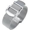 HFHFBNL Strap Steel Belt IWC Omega Compatible Longines Mido Compatible Milanese Mesh Belt Polishe...