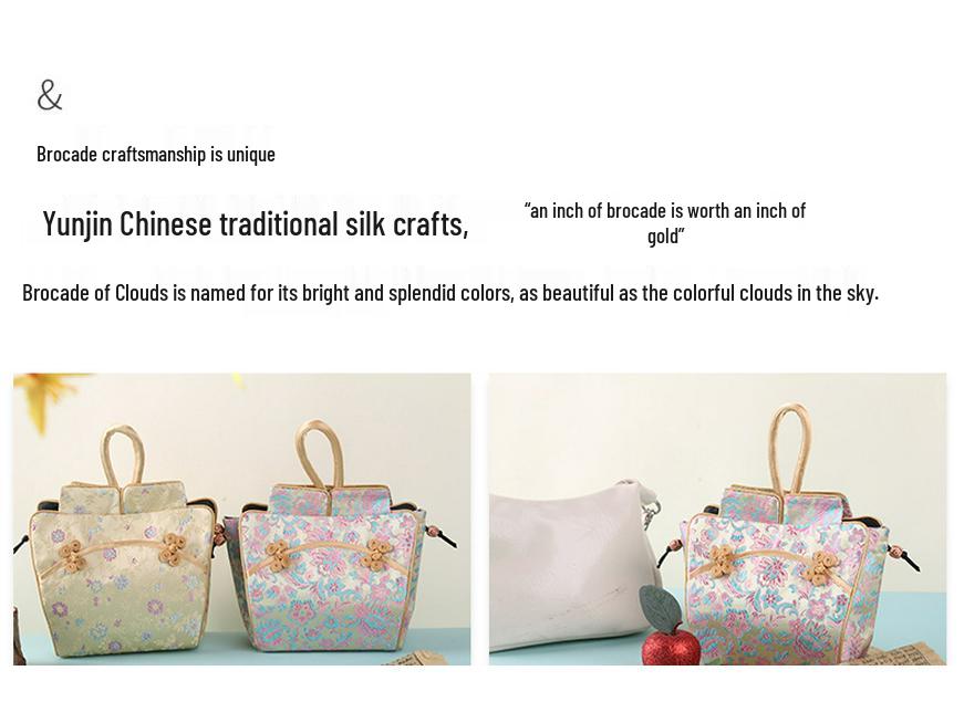 Nanjing Brocade Silk Clutch: Chinese Style Qipao Hanfu Makeup Bag, Coin & Card Holder, Key Pouch