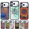 Elegant Mandala Floral Design Phone Case for iPhone 17 16 15 14 13 Pro Max Back Cover for 12 11 Pro Coque