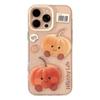 Retro Cartoon Pumpkin IPhone 15 Apple 16 Promax Mobile Phone Case Suitable for 14 Anti Fall 13 Transparent 11 Three Dimensional
